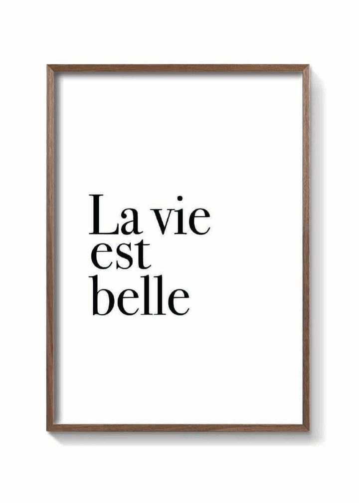 LA VIE EST BELLE